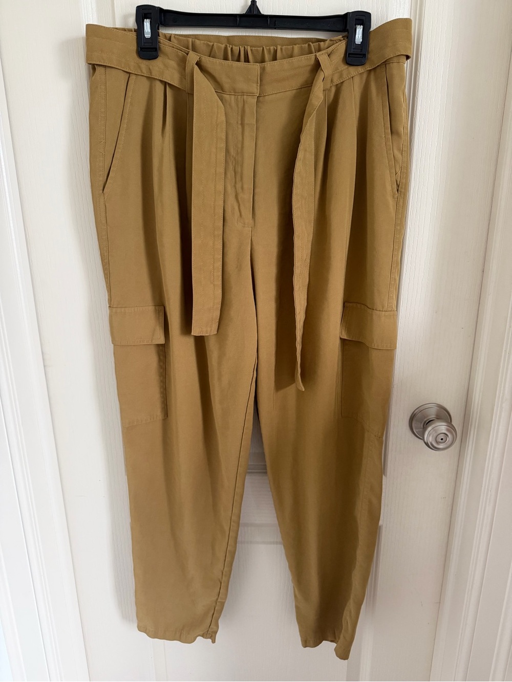Nine West Tapered Belted Utility Cargo Pants